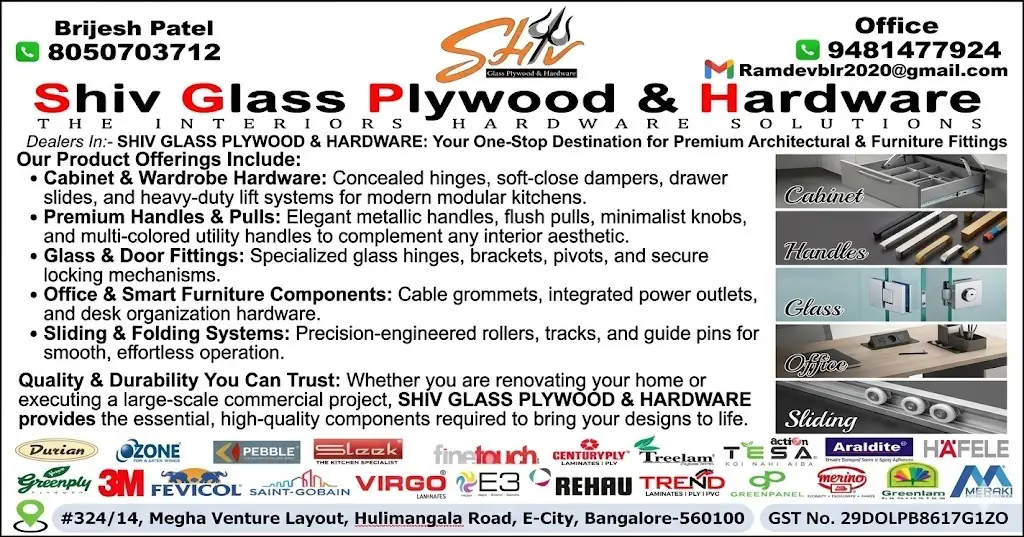 Shiv Glass — The interior hardware solutions